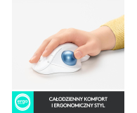 LOGITECH M575 Ergo Trackball biała 910-005870 - 631354 - zdjęcie 7